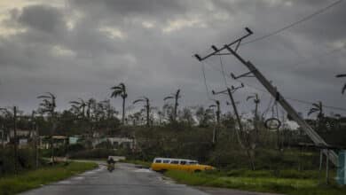 Photo of Cuba in the dark after hurricane knocks out power grid
