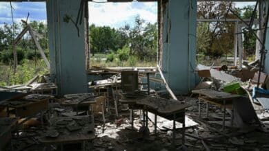 Photo of Ukraine schools battered by Russian onslaught in south