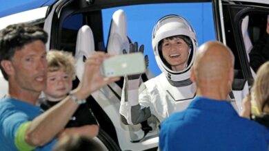 Photo of Cristoforetti becomes first European woman to command ISS