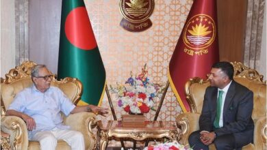 Photo of Outgoing Indian envoy pays courtesy call on President