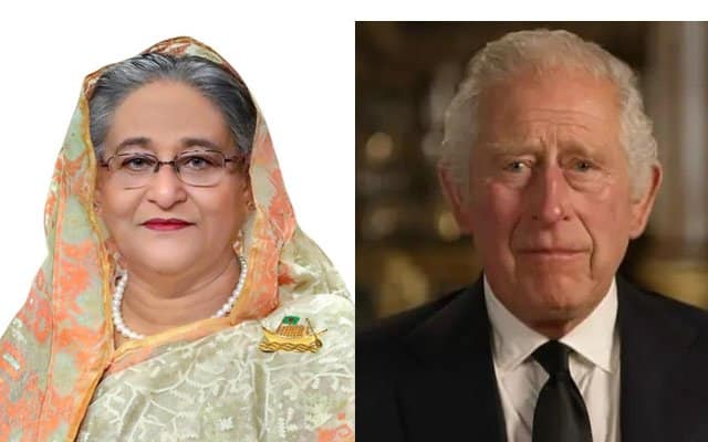 King Charles III calls Prime Minister Sheikh Hasina