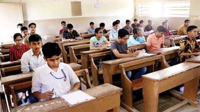 Photo of 33,860 students absent on first day of SSC exams