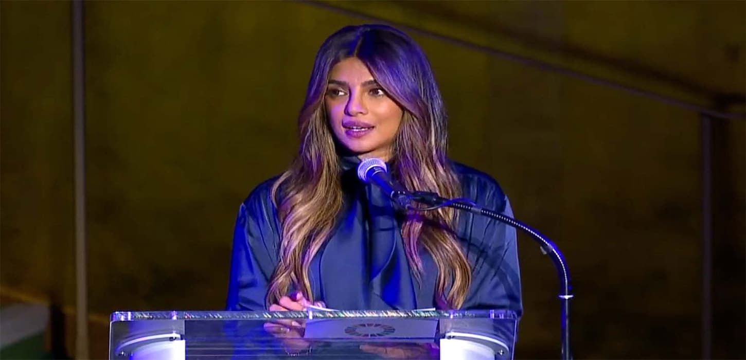 Priyanka Chopra says 'All is not well with our world' at UN General Assembly