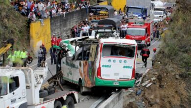 Photo of At least 20 dead in Colombia bus accident: police