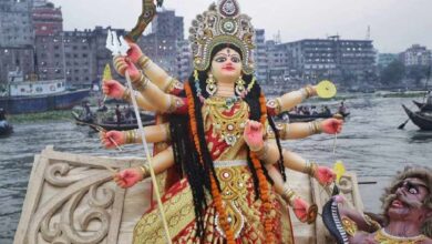 Photo of Durga Puja ends with immersion of idols