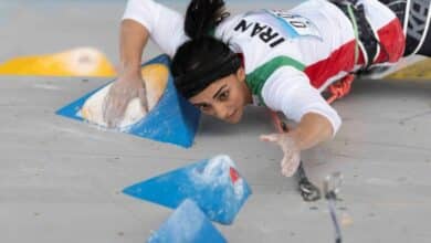 Photo of Concern mounts for Iranian climber who competed without hijab