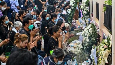 Photo of Thai nursery massacre families pray to free children’s souls