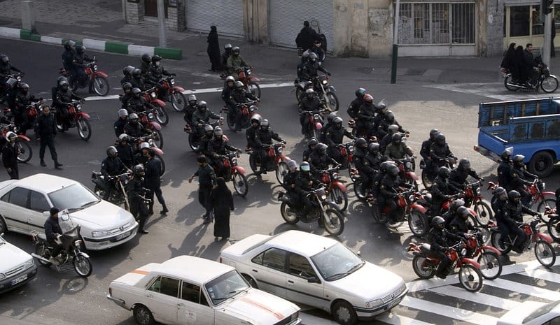 Iran’s riot police clashes with students at Sharif University