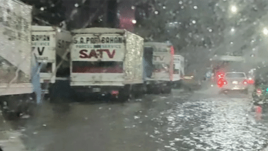 Photo of Cyclone Sitrang: Heavy rains cause waterlogging in Dhaka
