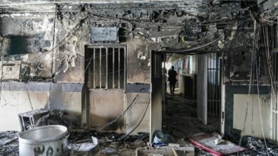 Photo of At least four inmates killed in fire at notorious Iran prison