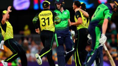 Photo of Finch 63 leads Australia to victory over Ireland at T20 World Cup