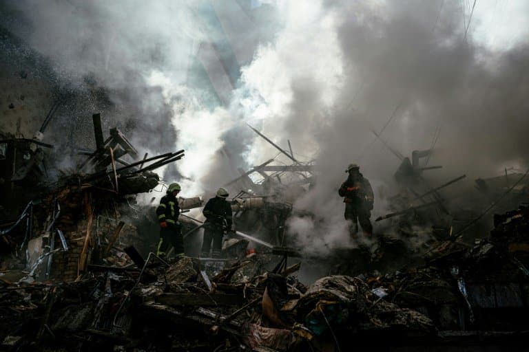 Death toll from missiles on Ukraine town rises to 17
