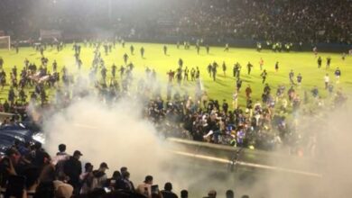 Photo of At least 127 dead after violence at football match in Indonesia: police