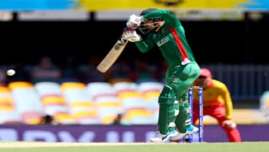 Photo of BAN vs ZIM: BAN finish at 150/7, Shanto scores 71