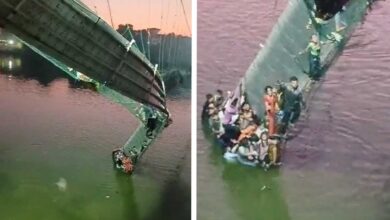 Photo of 91 dead, 100 missing in India bridge collapse