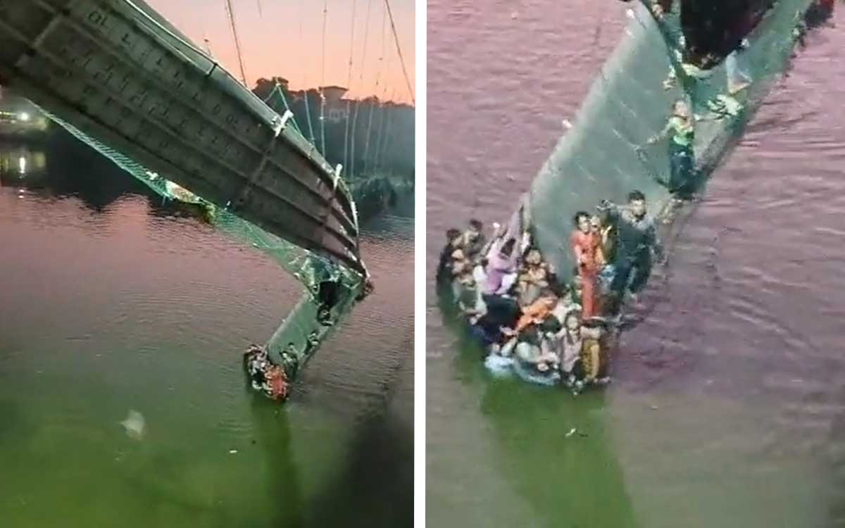 91 dead, 100 missing in India bridge collapse