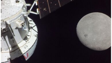 Photo of Nasa’s Artemis spacecraft arrives at the Moon