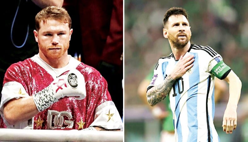 Boxer Alvarez threatens Messi over World Cup jersey 'insult'