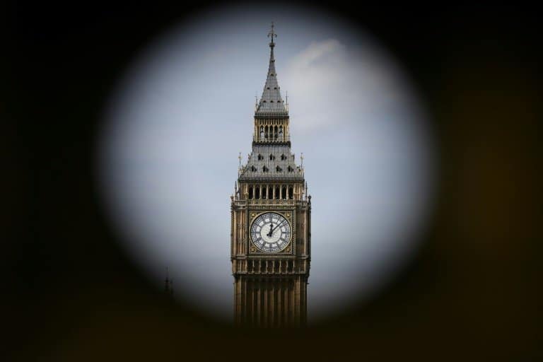 Bong! Big Ben's back in Britain