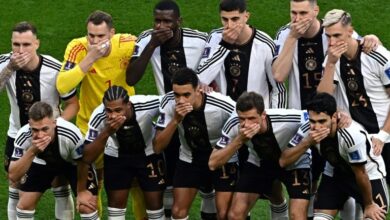 Photo of Germany players cover mouths in protest for World Cup photo