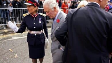 Photo of Man detained after egg thrown at King Charles