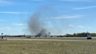 Photo of Two dead as WWII planes collide during Dallas air show