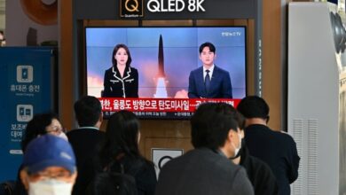 Photo of North Korea fires more than 20 missiles, one close to South