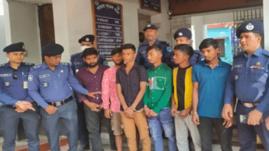 Photo of Police arrest 6 persons for stabbing Kalapara AC land in Savar