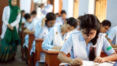Photo of HSC exams from Sunday