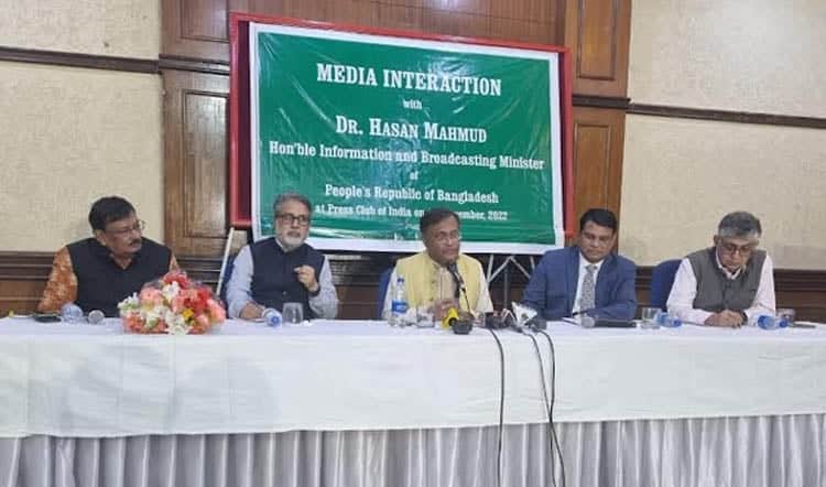 Hasan Mahmud stresses on media role to further boost BD-India ties