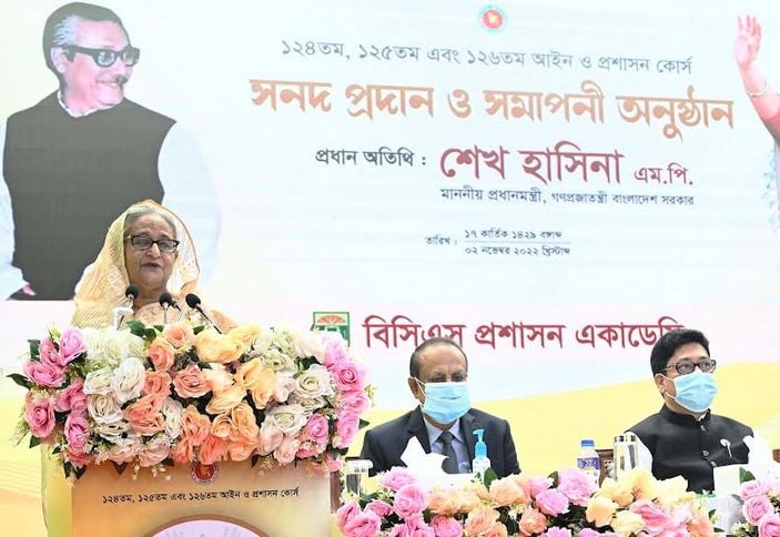 Work to change people's fate with patriotism: PM asks BCS officers
