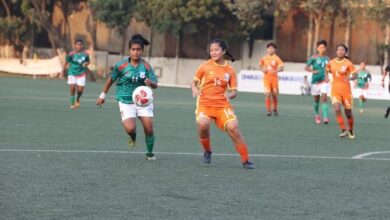 Photo of Bangladesh go goal feast as Prity slams double hat-tricks