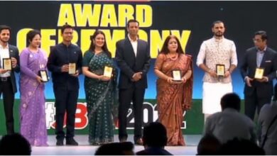 Photo of Sajeeb Wazed hands over Joy Bangla Youth Award to 10 winners