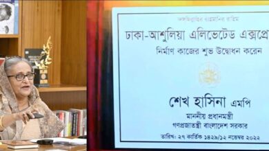 Photo of PM inaugurates Dhaka-Ashulia elevated expressway construction