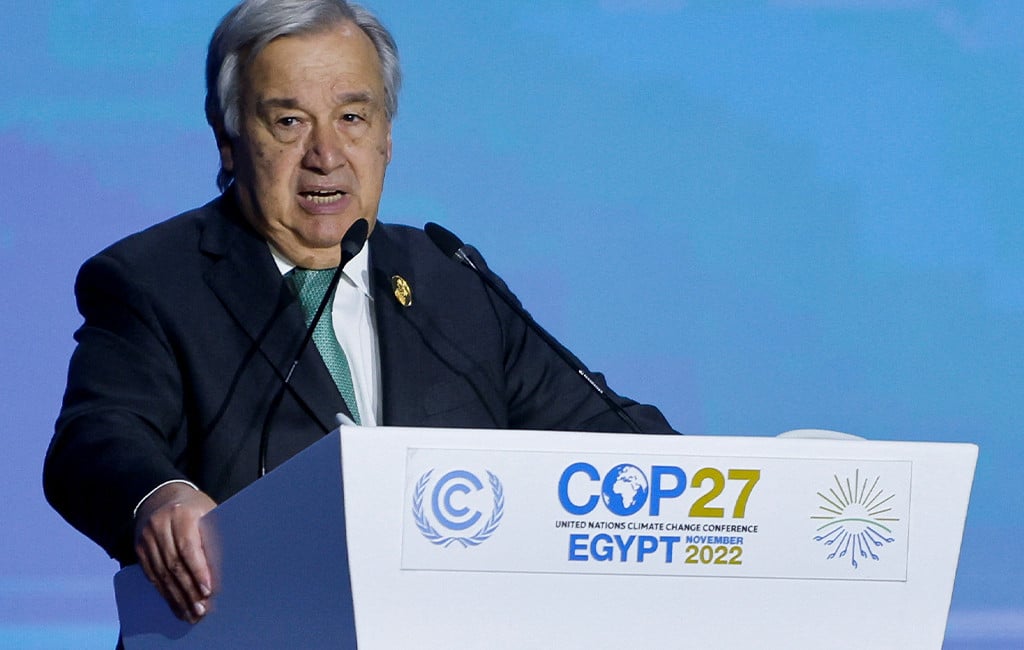 COP27: We're on a highway to climate hell, UN chief says