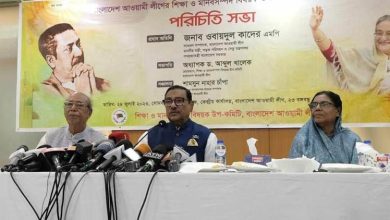 Photo of Obaidul Quader: No risk of conflict from Awami League side centering July 27 rally