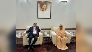 Photo of Godda power plant handover: Gautam Adani meets Sheikh Hasina