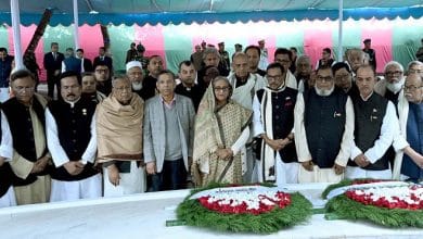 Photo of Prime Minister cabinet pay homage to Bangabandhu at Tungipara